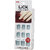 Lick - Press on Nails 24 Pcs Sky Blue Square Shape Artificial Nails Extension Reusable Stick on Nails LKA-88-6