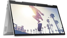 Hp Pavilion X360 Core I3 11Th Gen - (8 Gb/256 Gb Ssd/Windows 11 Home) 14-Dy0190Tu 2 In 1 Laptop(14 Inch, Natural Silver, 1.52 Kg, With Ms Office)
