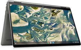 Hp X360 Core I3 11Th Gen - (8 Gb/256 Gb Ssd/Chrome Os) 14C-Cc0009Tu 2 In 1 Laptop(14 Inch, Mineral Silver, 1.49 Kg)