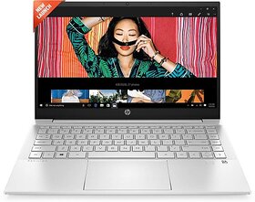 Hp Pavilion Core I5 11Th Gen - (8 Gb/512 Gb Ssd/Windows 11 Home) 14-Dv1000Tu Thin And Light Laptop(14 Inch, Natural Silver, 1.41 Kg, With Ms Office)