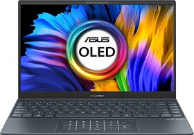 Asus Zenbook Core I7 11Th Gen - (16 Gb/512 Gb Ssd/Windows 11 Home) Ux325Ea-Kg722Ws Thin And Light Laptop(13.3 Inch, Pine Grey, 1.14 Kg, With Ms Office)