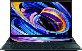 Asus Zenbook Duo 14 (2021) Touch Panel Core I7 11Th Gen - (16 Gb/1 Tb Ssd/Windows 11 Home/2 Gb Graphics) Ux482Egr-Ka711Ws Thin And Light Laptop(14 Inch, Celestial Blue, 1.62 Kg, With Ms Office)