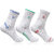Bonjour Men's Cushioned White Sports Crew Socks -Pack Of 3
