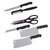 Vessel Crew 6 Piece Stainless Steel Kitchen Knife Set with Knife Scissor