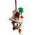 Handmade Home Dcor Artificial Hanging Jute Birds Nest with Birds for Balcony and Garden Combo Decorative Showpiece