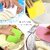 Velofeil Multicolor 3 Pcs Plastic Dough Scraper Icing Cake Fondant Designing and Decoration Chopping Cutter Baking Tools