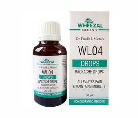 Wheezal WL-4 Backache Drops (30ml) (PACK OF TWO)