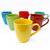 Coffee Tea Mugs Cups Set of 6 Studio Pottery Ceramic (Multicolor, 300 ml Each) | Tea | Hand Glazed & Handmade