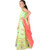 Kidzo Girls Floral Green Semi-Stitched Lehenga Choli with Dupatta