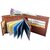 Eaglebuzz Tan Leatherite Bi-fold Wallet with 9 ATM Card Holder