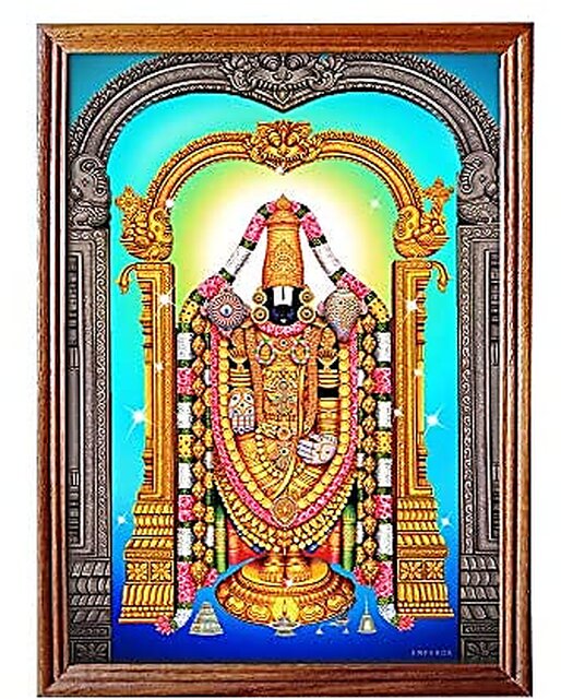 Buy Emperor Art Gallery God Venkateswara Swamy Photo Frame # Original ...