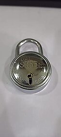 Stainless Jai Sree 50mm Padlock with 3 Keys