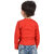 Kidzee Kingdom Full-Sleeves Red T-Shirt For Baby Boys Pure Cotton (Pack of 1)