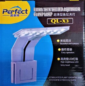 Perfect QL-X3 Ultra Thin Led Aquarium Clamp Lamp