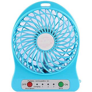 Alpha Portable Mini Fan Recharable Assorted Color