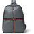 MATRICE laptop backpack bag with Grey-Red faux vegan leather(NE-S-0789-GreyRed)
