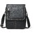 MATRICE messenger bag with black faux vegan leather(NE-S-0798-Black)