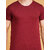 2DUDES BY RDG Men's Solid Maroon Cotton Slim Fit Round Neck T-Shirt