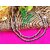 Black Ruby Stone Studded Anklet For Woman and Girls (Pack of 2)
