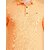 2DUDES BY RDG Men's Solid Orange Cotton Matty Slim Fit Side Slit Polo T-Shirt