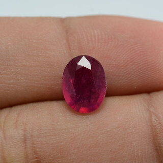 Chunni Stone 100 Original  Unheated Gemstone Ruby Stone Precious Stone 7.25 Ratti By Ceylonmine