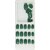 Lick - Press on Nails 24 Pcs Fake Nails/Artificial Nails/Stick on False Nails With Application Kit LKA-89-3