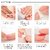 Lick - Press on Nails 24 Pcs Sky Blue Square Shape Artificial Nails Extension Reusable Stick on Nails LKA-88-6