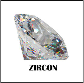 R.K Gems/ White Original Diamond Gemstone (Zircon)