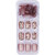 Lick - Press on Nails 30 Pcs Acrylic French Manicure Artificial Nails Extension With Application Kit LKC-88-70