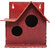 Sparrow Daughter Stylish Leather Birdhouse