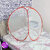 Foldable Baby Mosquito Net Strong,High Durability White Color and Red Border