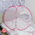 Foldable Baby Mosquito Net /Machhardani High Durability Pink Color and Pink Border