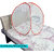 Foldable Baby Mosquito Net Strong,High Durability White Color and Red Border