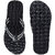 The Mini Needle Men Daily Wear Black White  Flip Flops