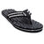 The Mini Needle Men Daily Wear Black White  Flip Flops