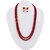 Classique Gold Plated Pearl Design Traditional Necklace Set Jewellery Set for Women & Girls