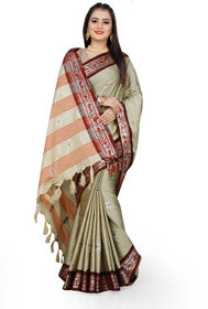 SVB Sarees Cream Colour Cotton Embellished Saree