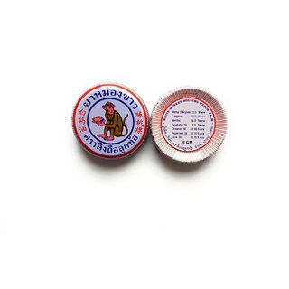 Movitronix White Monkey Holding Peach Balm Thailand Product - Pack of 1 (8 Gram)