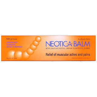 Movitronix Neotica Balm Analgesic Cream Relief Muscular Pain Aches.100g