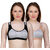 PEACH SMILE Solid Seamless Non Padded Bra For Women-Black-Skin