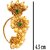 Shrungarika Gold Plated Traditional Ethnic Bridal Maharashtrian Nose Ring/Nath without piercing(N-617)