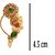 Shrungarika Gold Plated Traditional Ethnic Bridal Maharashtrian Nose Ring/Nath without piercing (N-622)