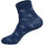 ANKII Cotton Stylish Self Design Men Ankle Length Socks, Pack Of 3