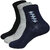 ANKII Cotton Stylish Self Design Men Ankle Length Socks, Pack Of 3