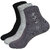 ANKII Cotton Stylish Self Design Men Ankle Length Socks, Pack Of 3