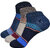 ANKII Cotton Stylish Self Design Men Ankle Length Socks, Pack Of 3