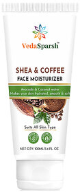 VedaSparsh Shea  Coffee Face Moisturiser, 100 ml