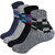 ANKII Cotton Stylish Self Design Men Ankle Length Socks, Pack Of 4