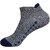 ANKII Cotton Stylish Self Design Men Ankle Length Socks, Pack Of 3
