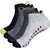 ANKII Cotton Stylish Self Design Men Ankle Length Socks, Pack Of 4